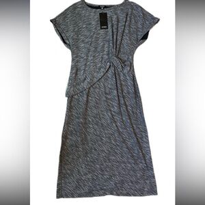Jones New York Asymmetrical Gray Dress